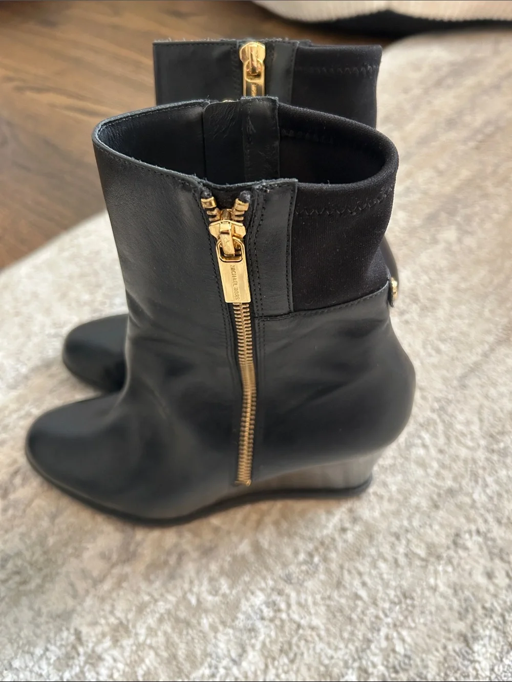 michael kors aileen wedge boots